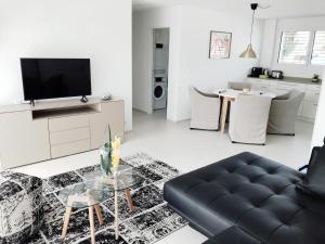 Easy-Living Apartments Dietwil的电视和/或娱乐中心