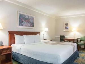 梅泰里拉魁恩塔新奥尔良维特昂斯/梅泰里酒店的配有一张床和一张书桌的酒店客房