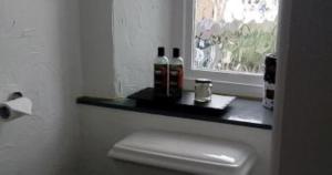 肯德尔林德赫斯特宾馆的浴室设有卫生间,在柜台上放置了2瓶水