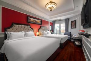 Acoustic Hotel & Spa客房内的一张或多张床位