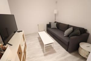 赫罗纳Cool Apartment - Parc Migdia - Center Girona的带沙发和电视的客厅