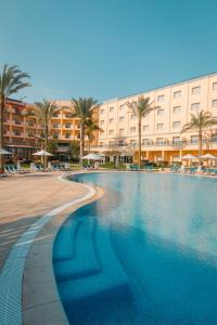 十月六日城诺富特开罗酒店的一座大建筑前的游泳池