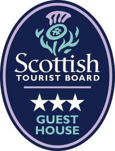 爱丁堡Falcon Crest Guest House的苏格兰旅游局的标志