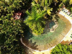 福尔图纳巴尔迪温泉酒店及Spa水疗中心的享有度假村游泳池的顶部景致