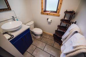 克利尔沃特Grizzly Paw B&B的一间带水槽和卫生间的浴室