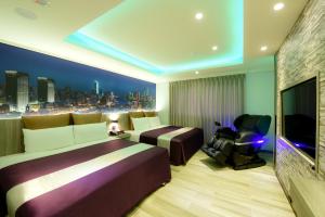 新竹新竹-紫晶彩绘汽车旅馆的相册照片