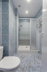 米兹多洛杰威拉杜西亚酒店的浴室配有白色卫生间和淋浴。