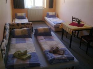 Hotel Hradec客房内的一张或多张床位