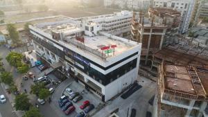 苏拉特萨德巴夫别墅酒店的正在建造的建筑物的架空图