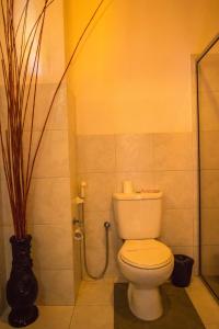 本托塔柏林豪斯酒店的一间带卫生间和淋浴的浴室