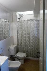 布兰卡港2 Confortable departamento con cochera para 2 a 4 pax的一间带卫生间和淋浴的浴室