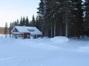 KurkimakiHoliday Home Arhippa by Interhome的树木繁茂的雪地小屋