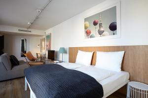 柏林米特简那瑞特酒店客房内的一张或多张床位