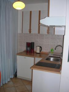 (( Slatina ))Vacation Home Lucija的厨房配有水槽和台面