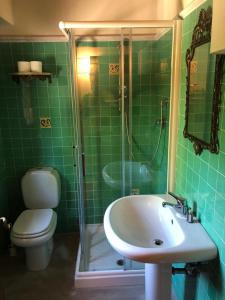 Giachi's House in Radda in Chianti的一间浴室
