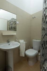 埃斯托利尔图里斯莫赛库洛旅馆的一间带水槽、卫生间和镜子的浴室