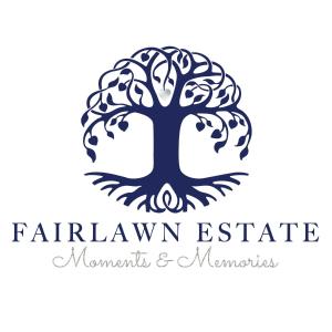 巴瑟尔顿Fairlawn Estate的带有白色背景的树标志的图像