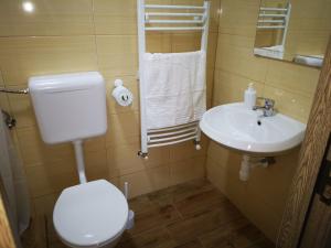 韦切什Air&Day的一间带卫生间和水槽的小浴室