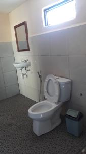 森纳儒伊莲民宿的一间带卫生间和水槽的浴室