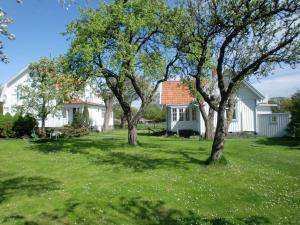 FågelmaraBond-Gården的房子院子中的两棵树