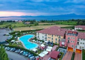 TH Lazise - Hotel Parchi Del Garda鸟瞰图