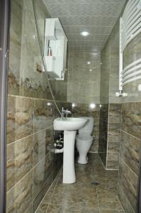 博尔若米Guest House IVO的一间带水槽和卫生间的浴室