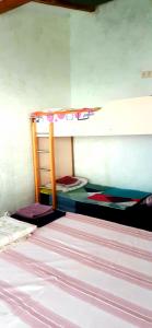 马钦加里TJ Guest House的一间卧室配有两张双层床。