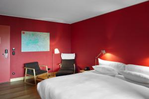 柏林凯撒学院酒店客房内的一张或多张床位