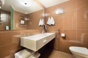 罗瓦涅米罗凡涅米苏可酒店的一间带水槽和卫生间的浴室