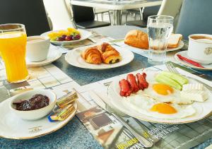 MyContinental Suceava提供给客人的早餐选择