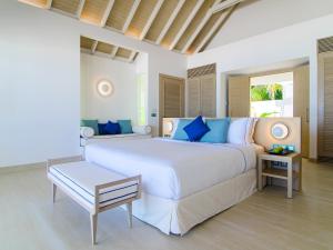 Baglioni Resort Maldives - Luxury All Inclusive客房内的一张或多张床位