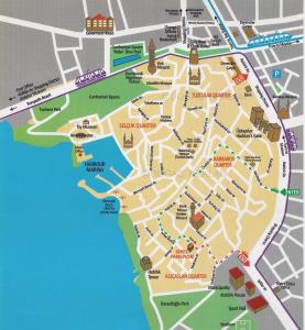 安塔利亚Sibel Hotel的迪拜市地图,清真寺