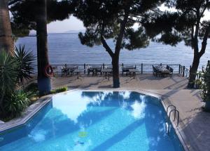 库萨达斯阿罗拉酒店 的享有水景的游泳池