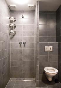阿姆斯特丹阿姆斯特丹莱兹广场旅馆的一间带卫生间和淋浴的浴室