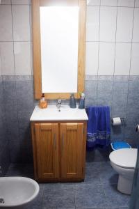 São MateusRetiro dos Cabritos的一间带水槽和卫生间的浴室
