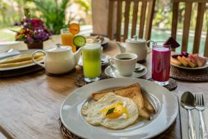 Puri Sedana Ubud Villa提供给客人的早餐选择
