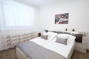 Főtér apartman II.客房内的一张或多张床位