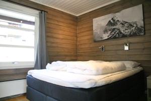 Myrkdalen Resort Nedre Byggardslii apartment客房内的一张或多张床位