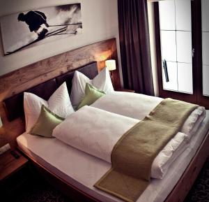 AlpinApart Bacher客房内的一张或多张床位