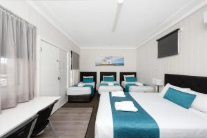麦夸里港旅馆客房内的一张或多张床位