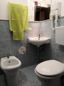 阿奇雷亚莱Acimaremonti的一间带卫生间和水槽的浴室