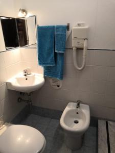 阿奇雷亚莱Acimaremonti的一间带卫生间和水槽的浴室