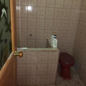 特尔纳特岛爱妮民宿的一间小浴室,内设卫生间