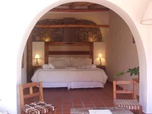 Del Amauta Hosteria客房内的一张或多张床位