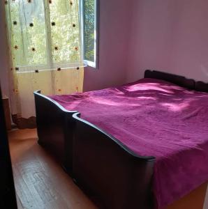 Guest House Malkhaz Niguriani客房内的一张或多张床位