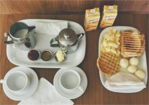 Motel UP (Adult Only)提供给客人的早餐选择