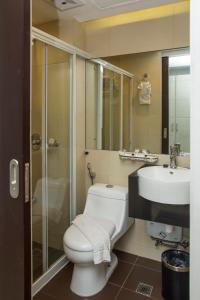 维纳斯园景酒店的一间浴室