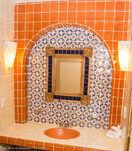 Hotel Real de Naturales的一间浴室