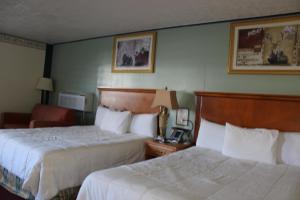 威廉斯敦北边汽车旅馆 - 威廉斯镇的酒店客房,设有两张床和一张沙发