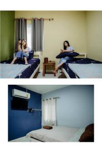 Parida Resort客房内的一张或多张床位